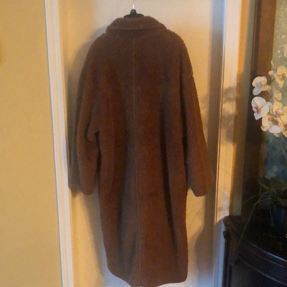 Oak + Fort Teddy Bear Style Coat - Picture 3 of 8